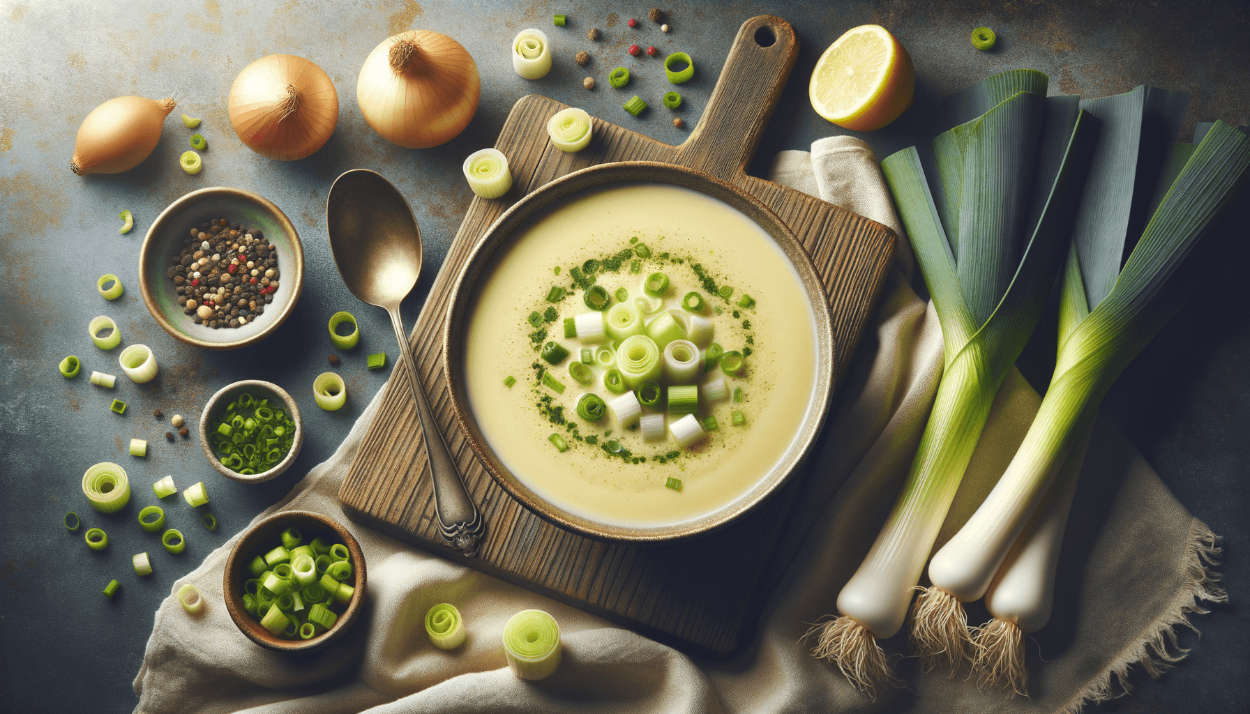 Samtige Lauchcremesuppe: Das Rezept für Wohlfühlmomente mit Geschmack und Gesundheitsnutzen